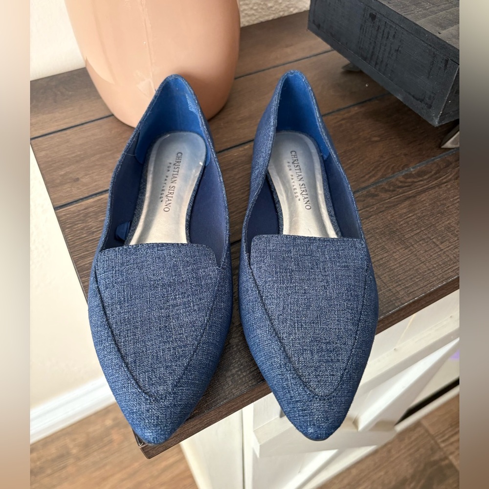 Christian Siriano Denim Blue Women's Flats